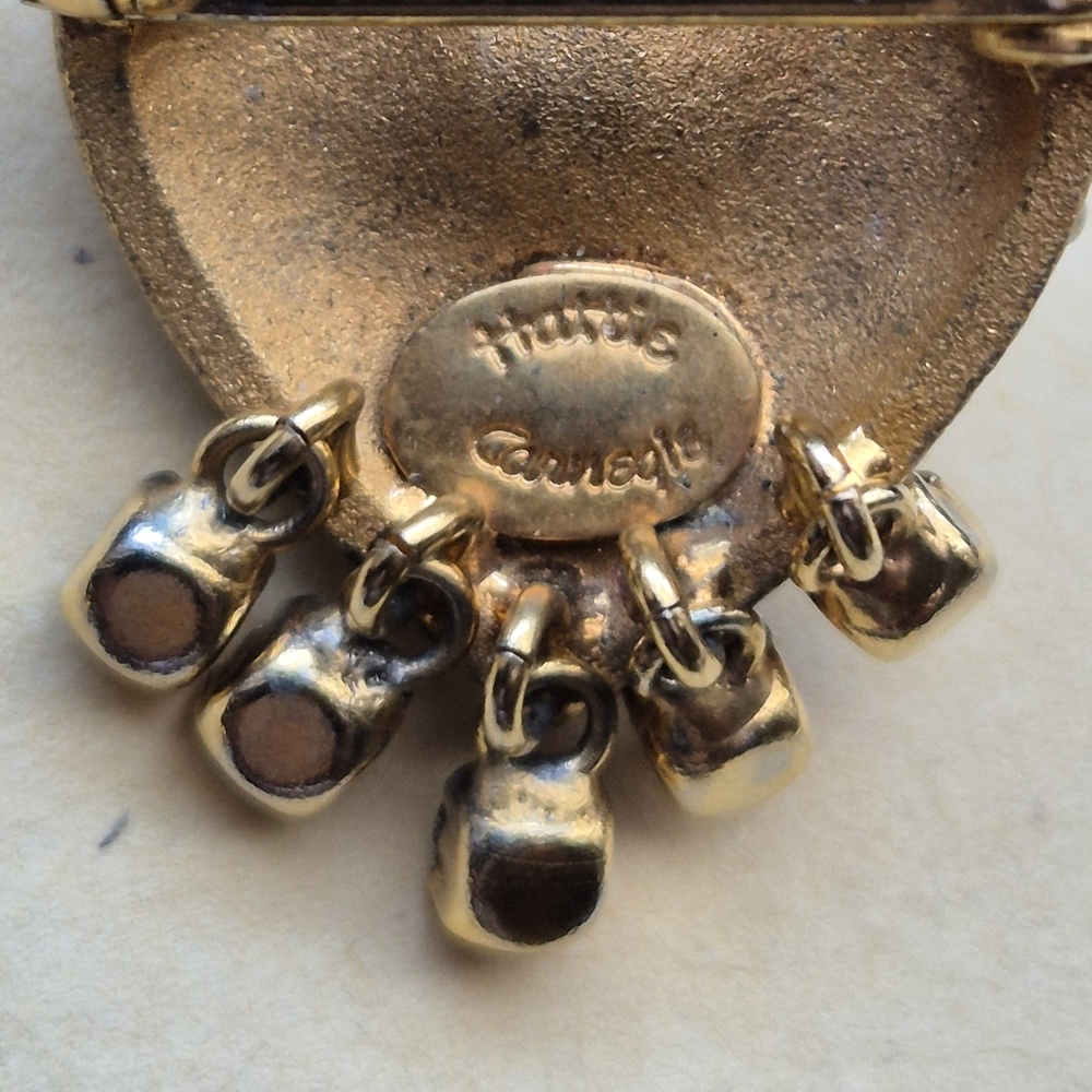 Vintage Hattie Carnegie Heart Brooch - Picture 4 of 5